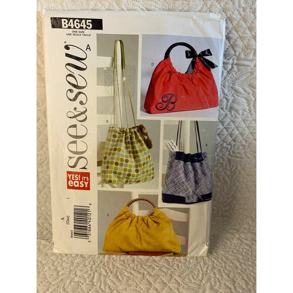 McCall's Misses Handbag Sewing Pattern B4645 - Picture 9 of 9